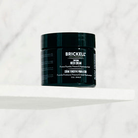 Brickell Men's Products cream texture close-up demonstrating lightweight hydration