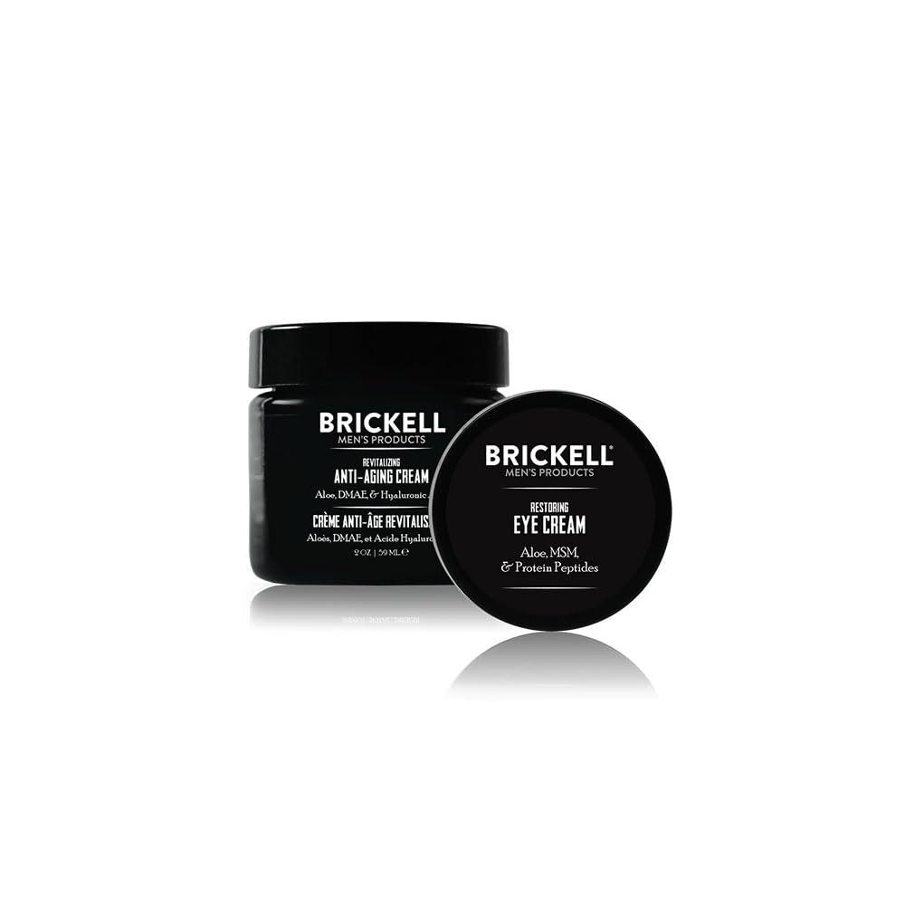 Brickell men's night face cream front packaging shows clean design and hydration benefit