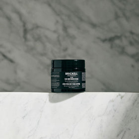 Brickell dispensing retinol moisturizer from pump for easy dosing