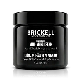 Brickell Men's Products front jar showing clean packaging and easy use benefit