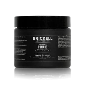 Brickell jar front view showcasing label and 2 oz size benefit