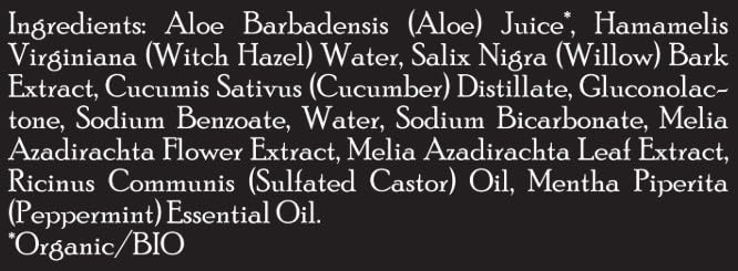 Brickell toner next to everyday items for size comparison and convenient 8-ounce benefit
