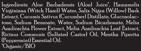 Brickell toner next to everyday items for size comparison and convenient 8-ounce benefit