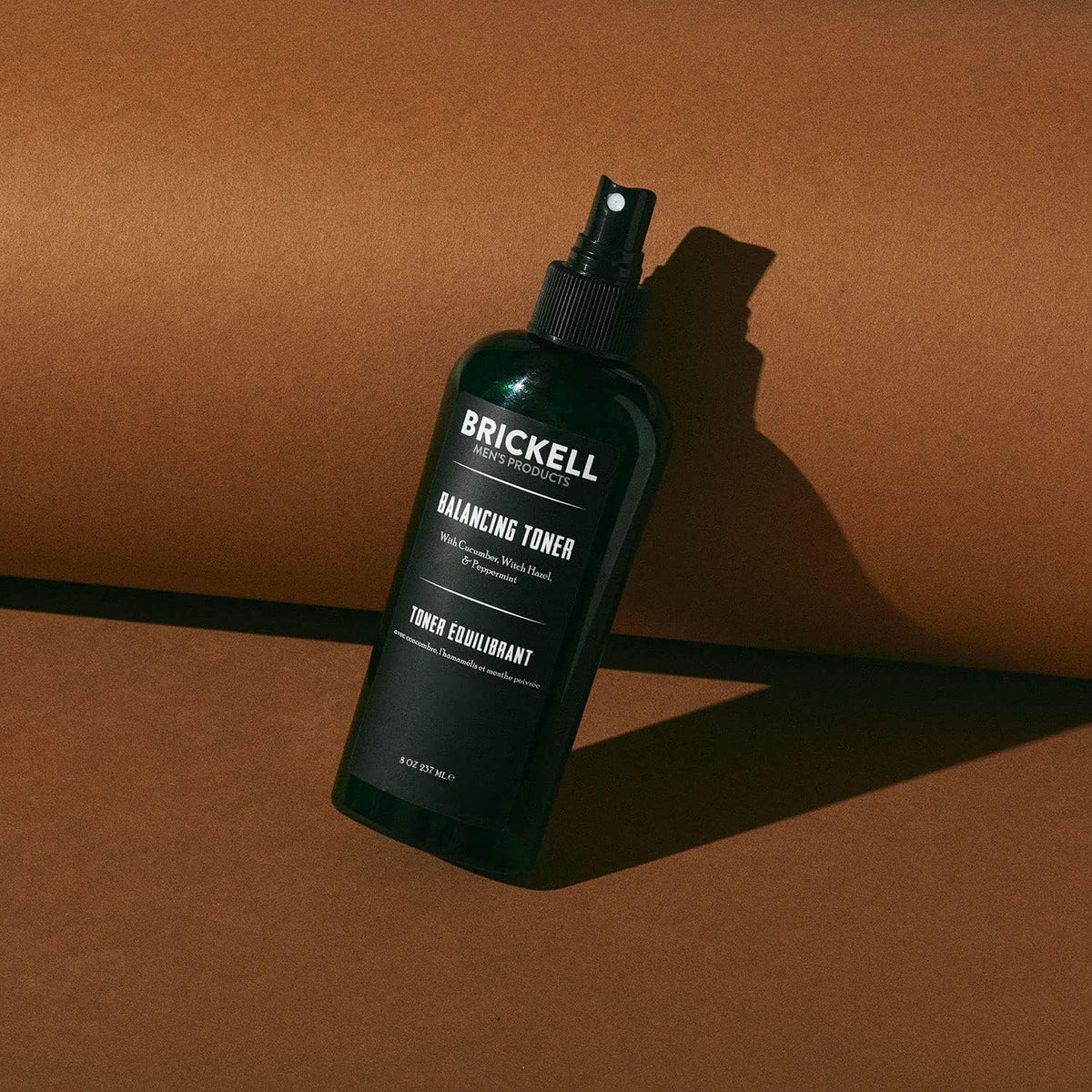 Brickell toner texture close-up highlighting lightweight formula and cooling feel