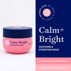 Bright Girl Calm+Bright silky mask texture close-up highlighting non-greasy hydration