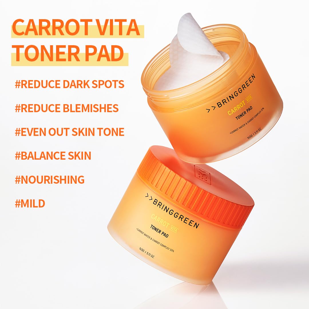 BRING GREEN single pad texture soaked in watery essence for gentle exfoliation