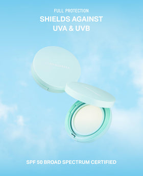BRING GREEN label close-up highlighting mineral sunscreen ingredients and safety