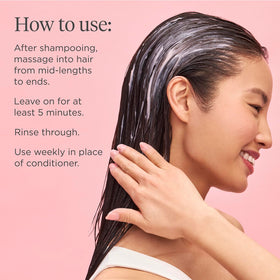 Briogeo label close-up listing clean ingredients and certifications for peace of mind