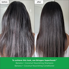 briogeo application in shower illustrating even distribution and detangling benefit