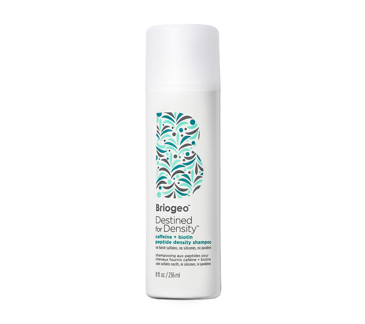 Briogeo front packaging showing product and benefits