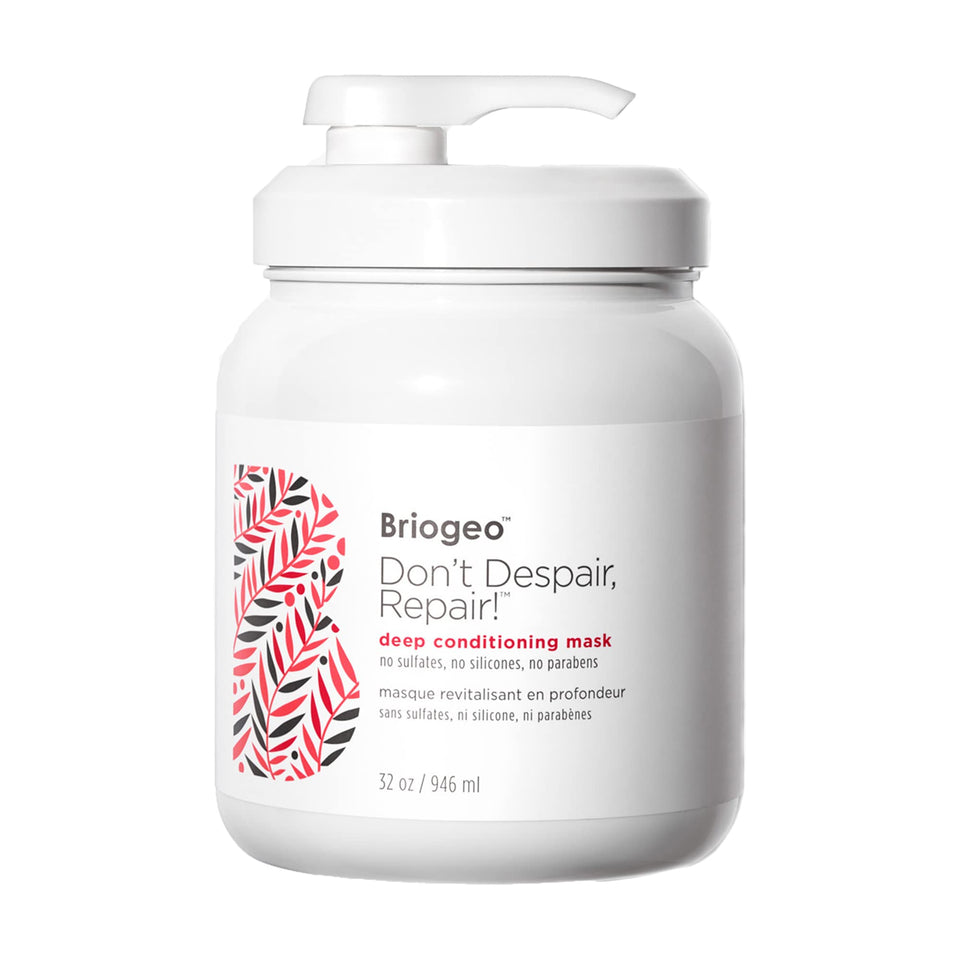 Briogeo front packaging 32oz showing large treatment size and value