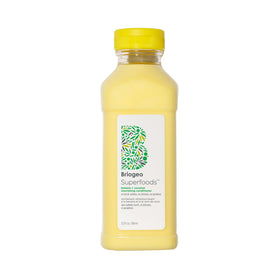 briogeo front packaging bottle showing product and size, clear branding and benefit