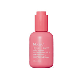 briogeo front packaging showing compact oil bottle and clean branding for easy recognition