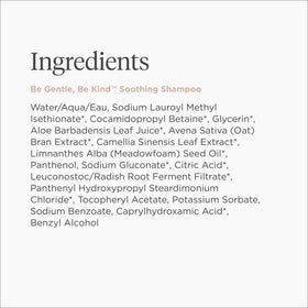Briogeo ingredient label close-up showing clean, natural formulation