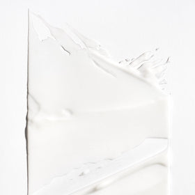 Briogeo pump dispenser close‑up revealing readable ingredient label