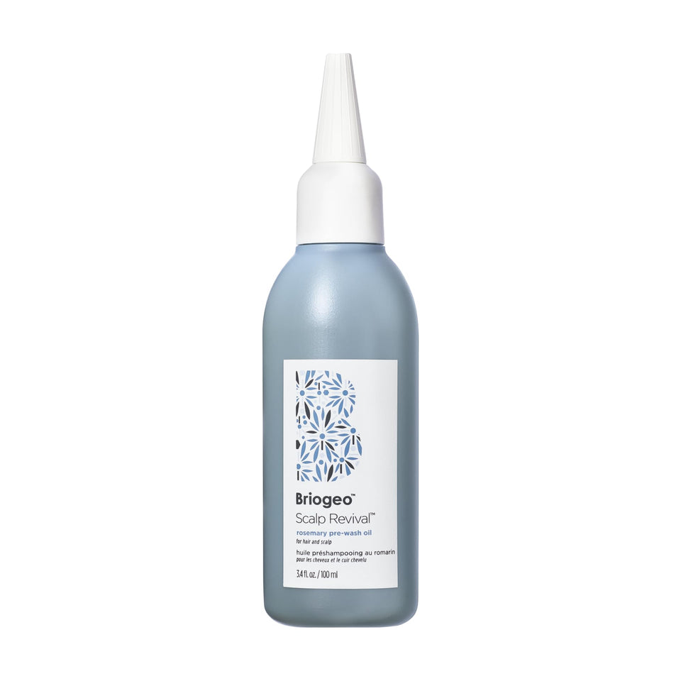 Briogeo front packaging showing bottle and label for clear identification and benefit