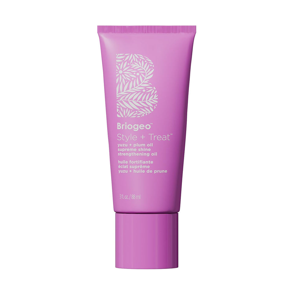 Briogeo front packaging showing product and compact travel size