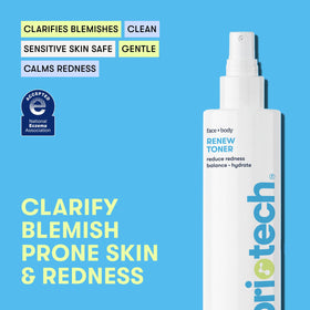 BRIOTECH back label close-up listing gentle ingredients and usage benefits