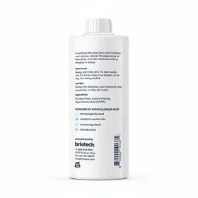 BRIOTECH size comparison in hand showing generous 32 fl oz refill for frequent use