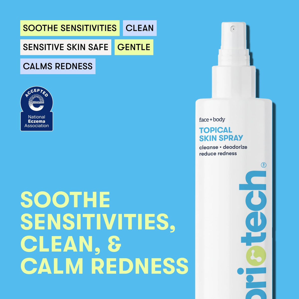 BRIOTECH spray nozzle close up demonstrating fine mist for gentle coverage