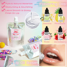 BRIPATI flavor oil drops demonstrating scent customization and variety