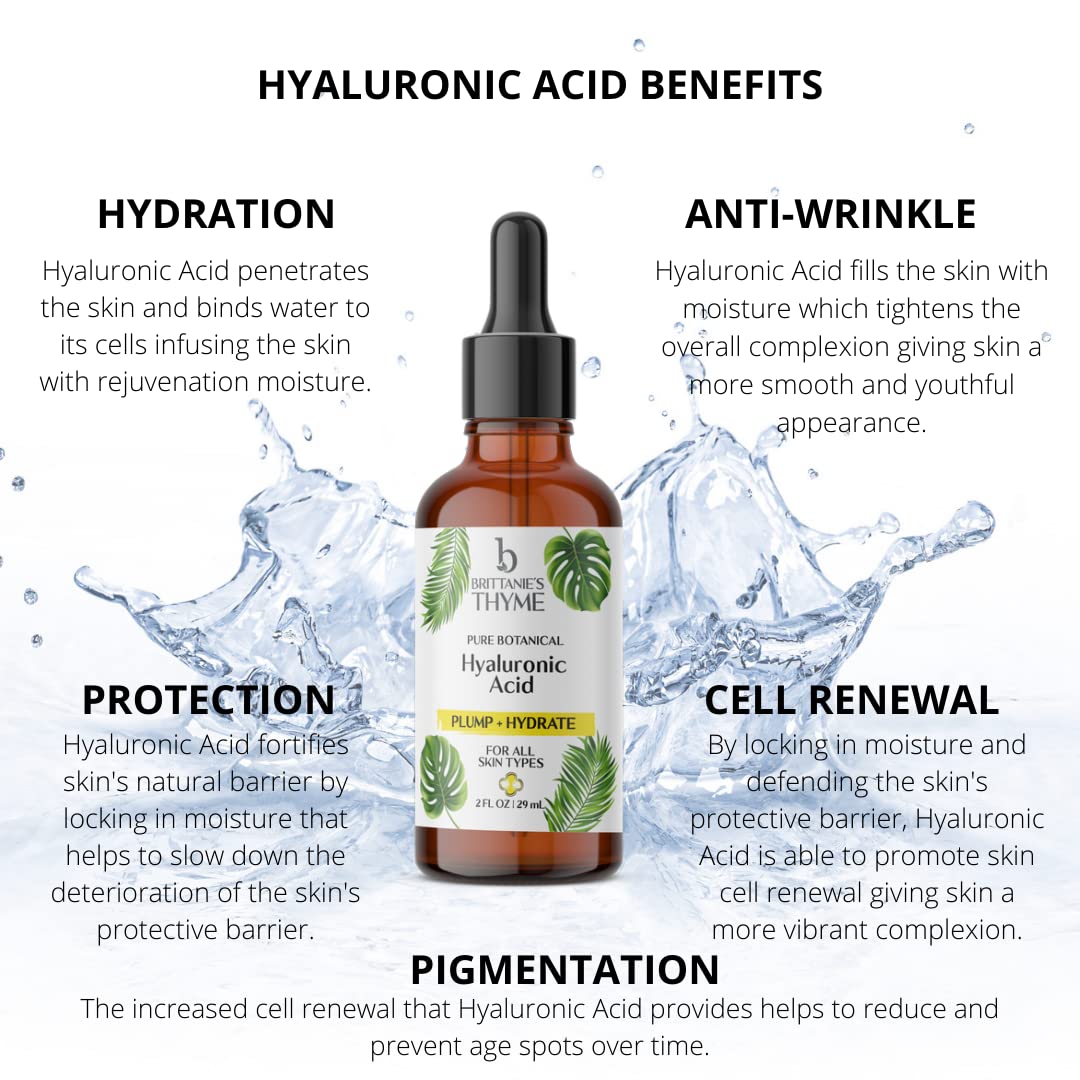 Brittanie's Thyme close-up texture of serum showing lightweight absorbent benefit