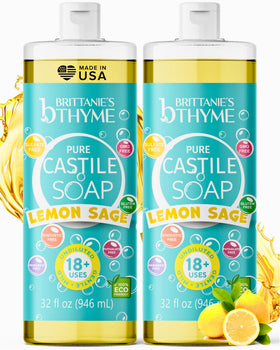 Brittanie's Thyme front packaging showing clear label and volume benefit