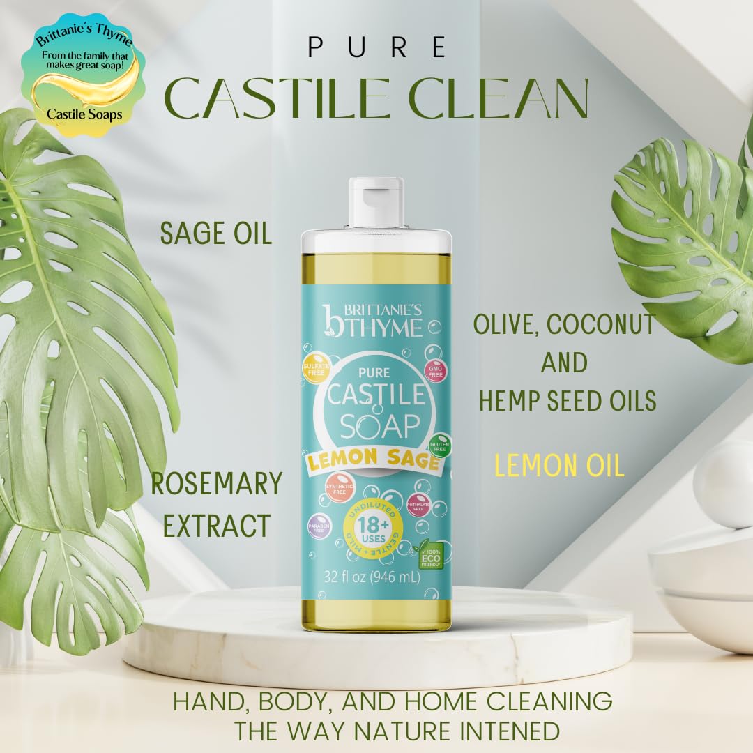 Brittanie's Thyme used for dishwashing showing grease-cutting power