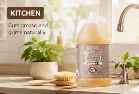Brittanie's Thyme refill stored at kitchen station showing low-waste convenience