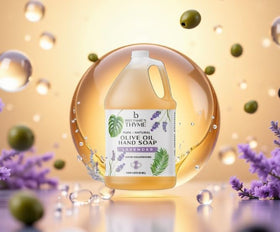 Brittanie's Thyme refilling small bottle illustrating refill convenience