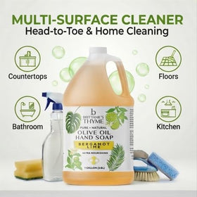 Brittanie's Thyme used as pet shampoo showing gentle, skin-friendly wash
