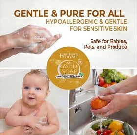 Brittanie's Thyme light dilution rinsing fruits and vegetables for safe cleaning