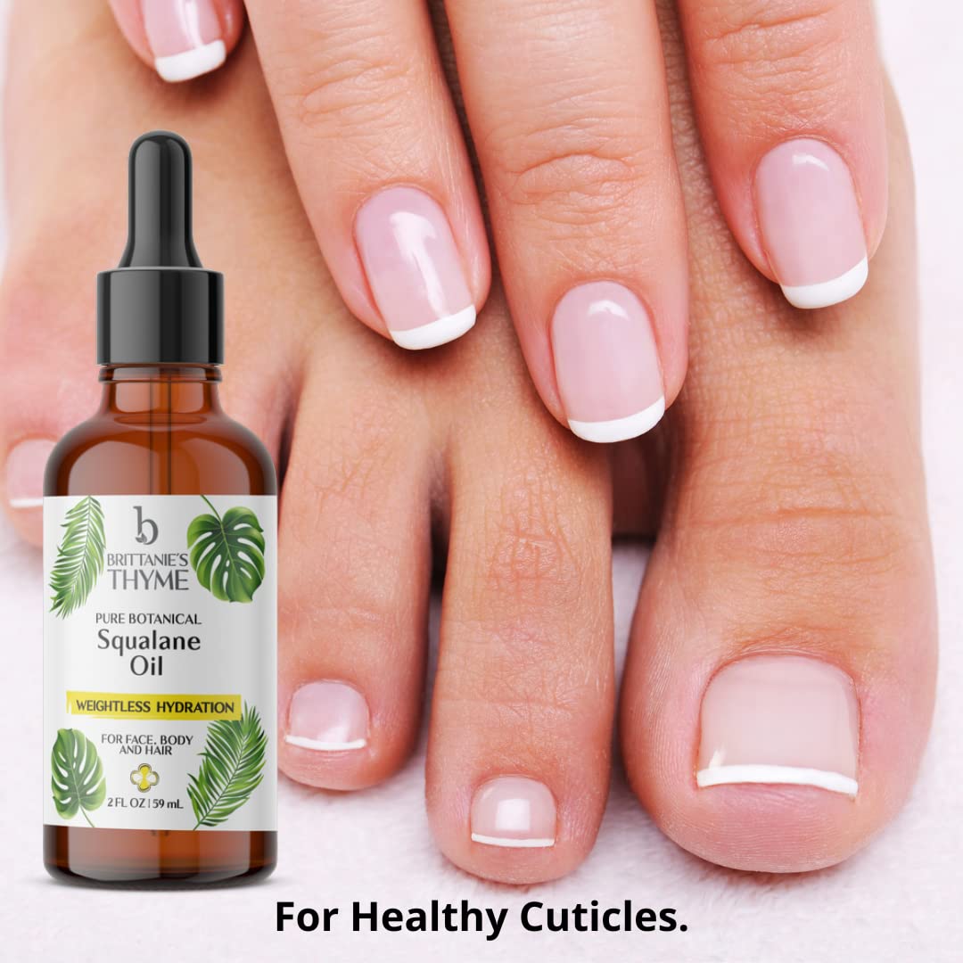Brittanie's Thyme used on nails and cuticles to show conditioning benefit