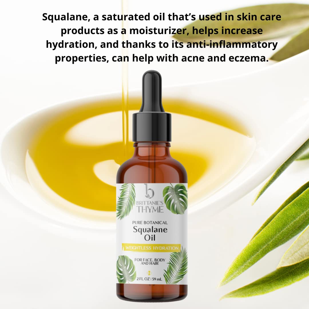Brittanie's Thyme oil texture on skin showing lightweight, fast-absorbing finish