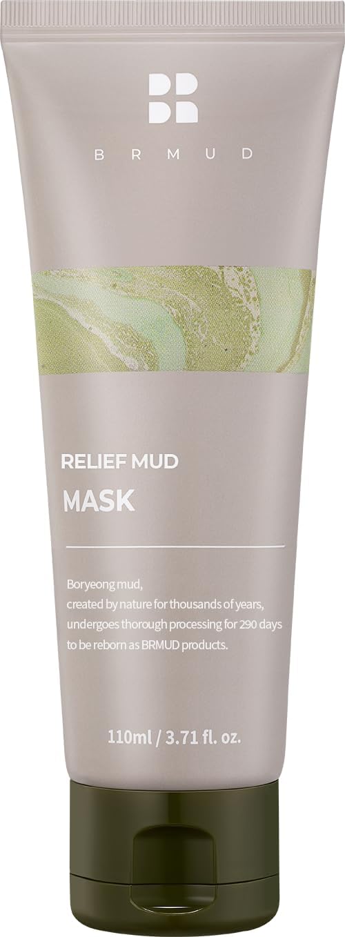 BRMUD jar front packaging showing product branding and size benefits