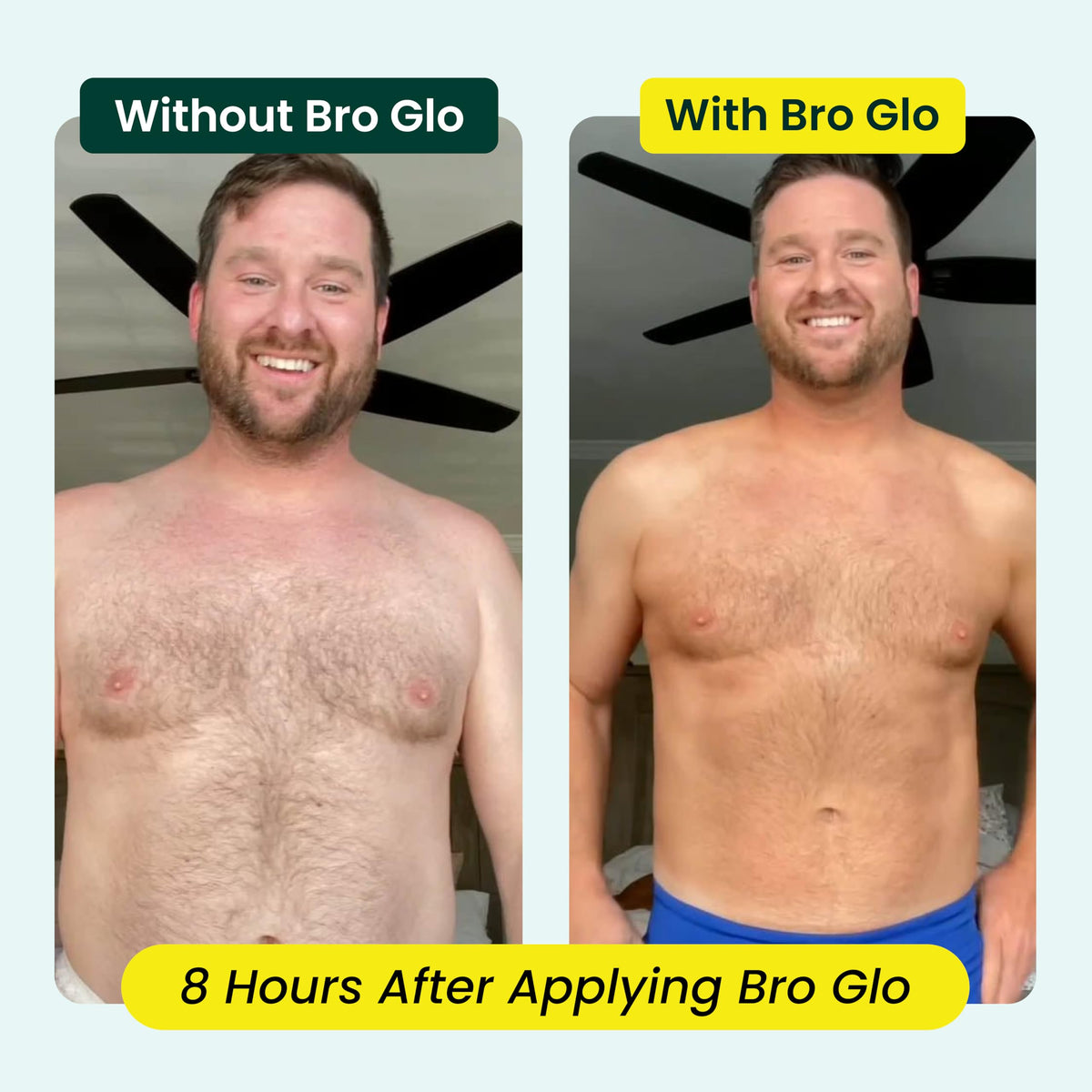 bro glo foam texture closeup demonstrating lightweight mousse that absorbs quickly
