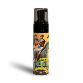 bro glo front canister showing packaging and matte finish for easy identification and use