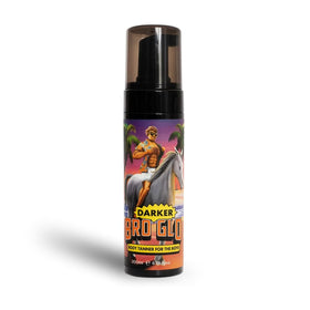 bro glo front packaging showing darker formula and quick-dry benefit