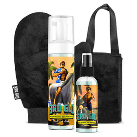 bro glo front packaging showing kit and applicators for easy selection