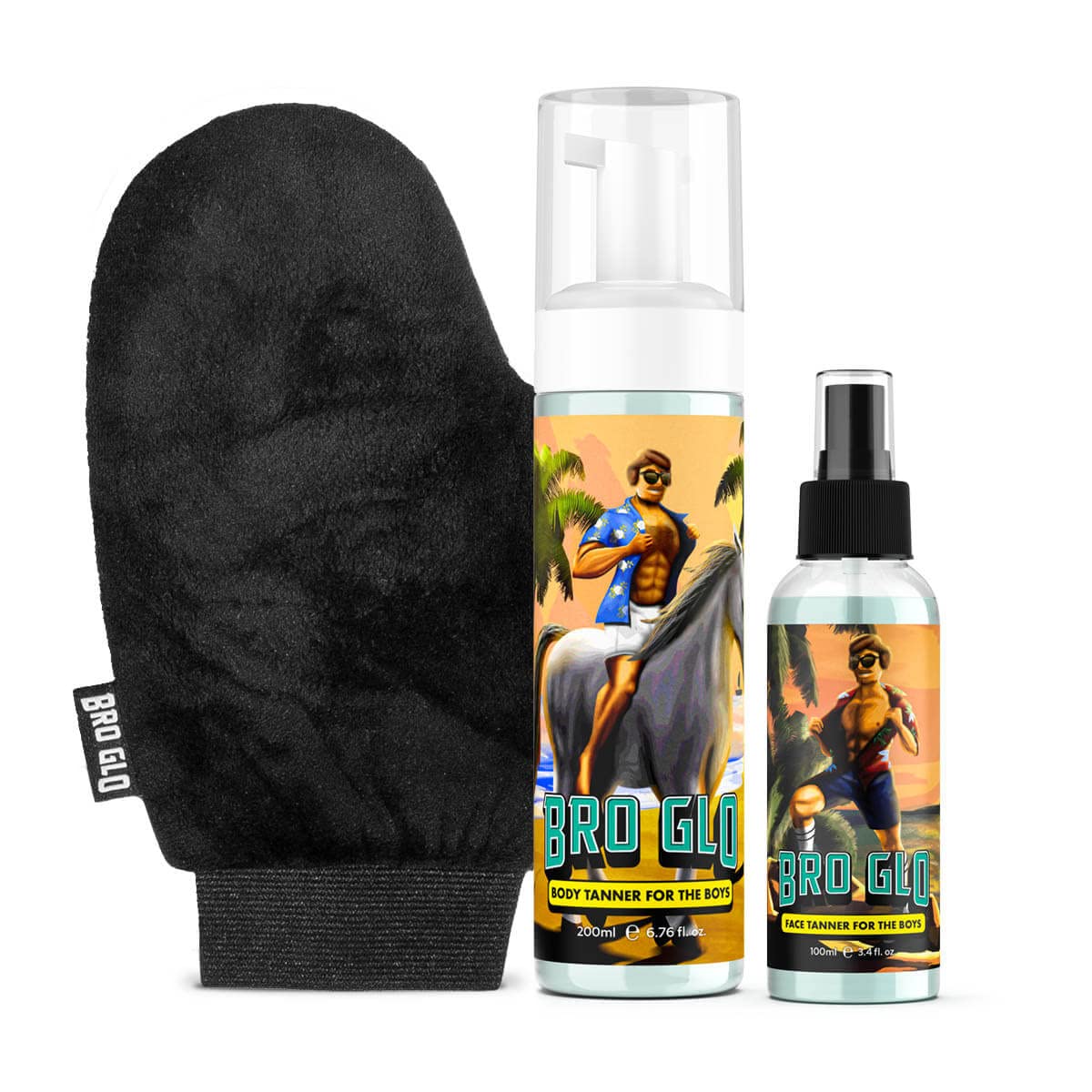 bro glo front packaging showing product and label benefit