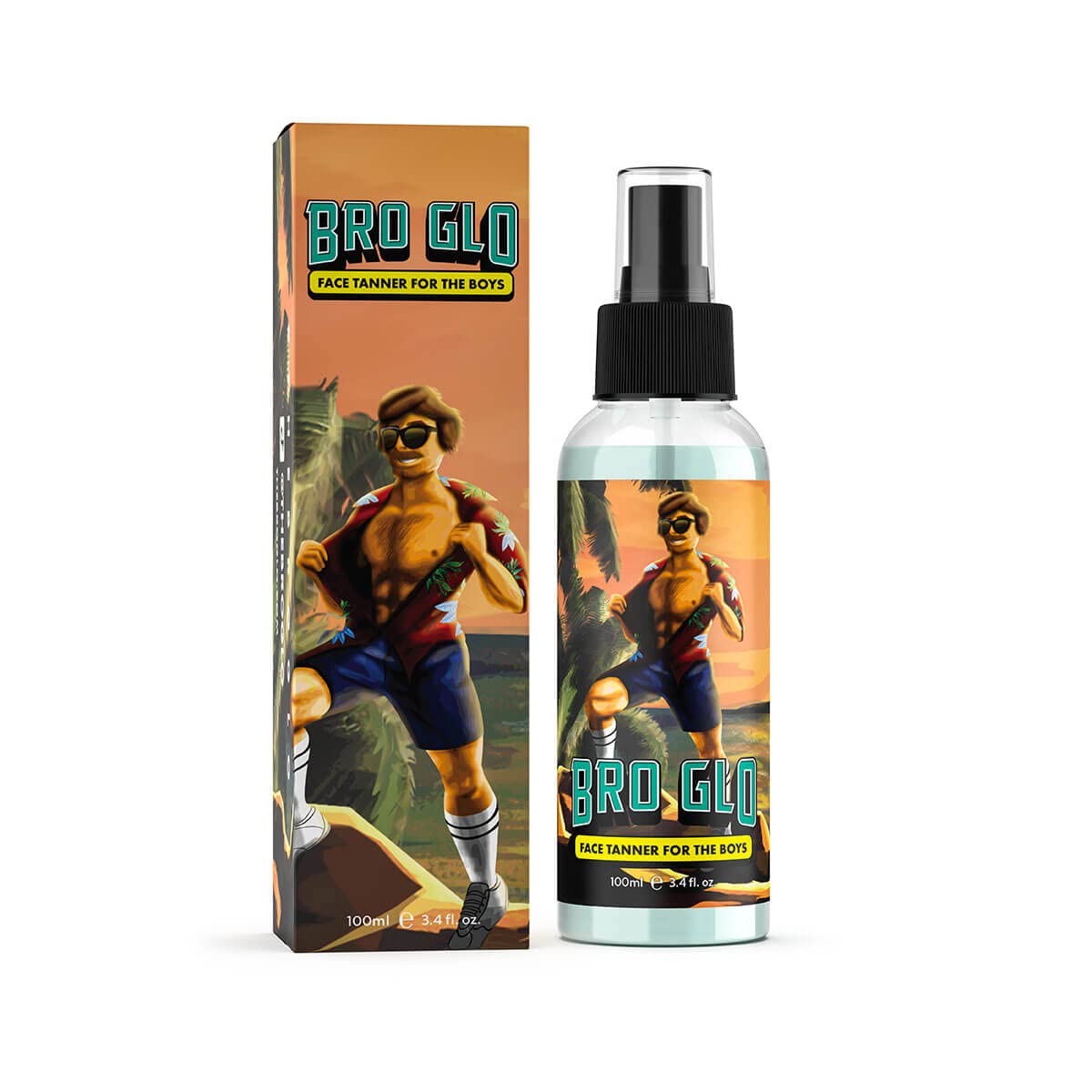 bro glo mitt and mousse application showing even coverage benefit