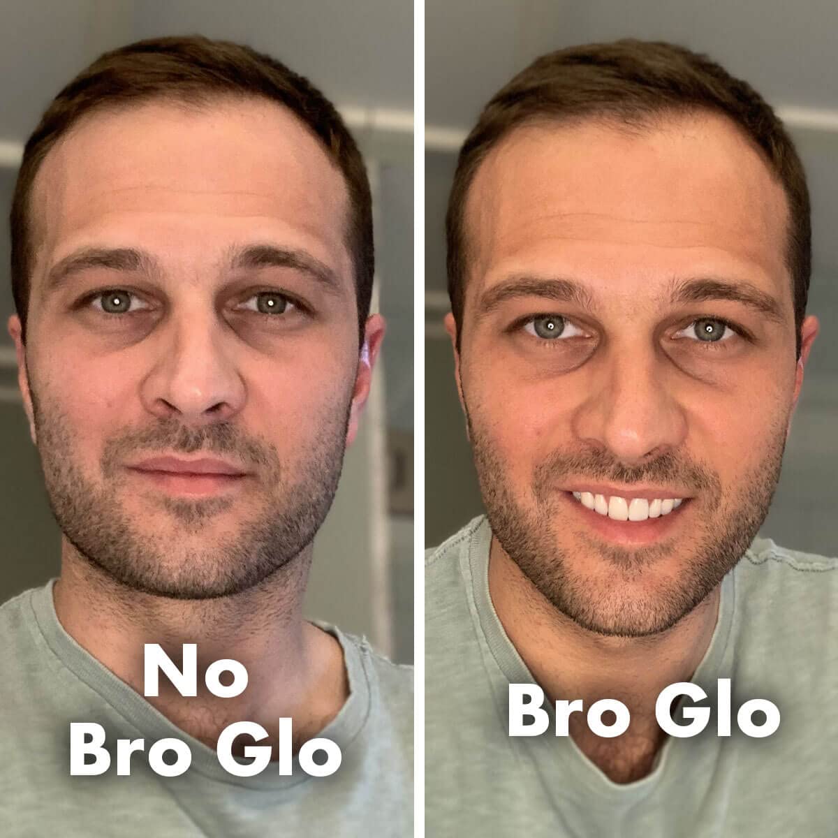 bro glo size and scale comparison with bottle and applicator for travel