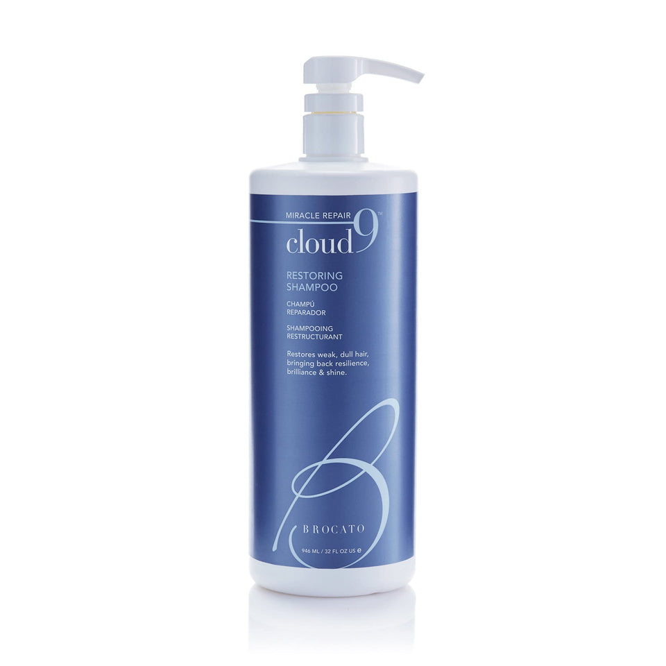 Brocato Cloud 9 front bottle showing full product and label benefits