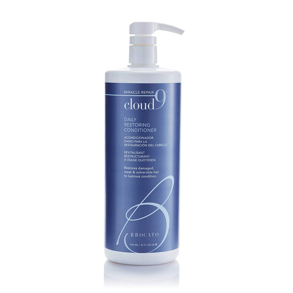 Brocato Cloud 9 front bottle showing product and benefits