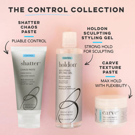 Brocato jar on bathroom shelf showing salon-ready finish