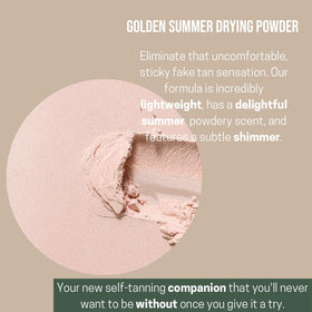 Bronze Cactus close-up of powder texture highlighting fast absorption benefit