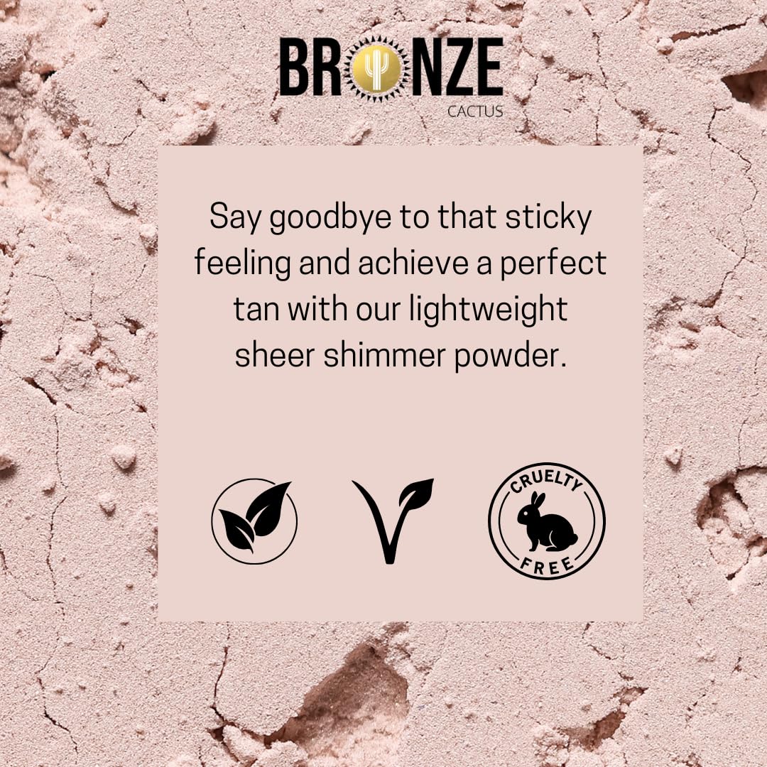 Bronze Cactus in a travel bag for quick touch-ups and on-the-go convenience