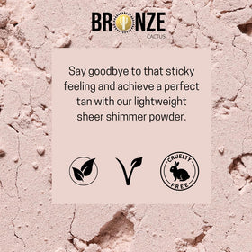 Bronze Cactus in a travel bag for quick touch-ups and on-the-go convenience