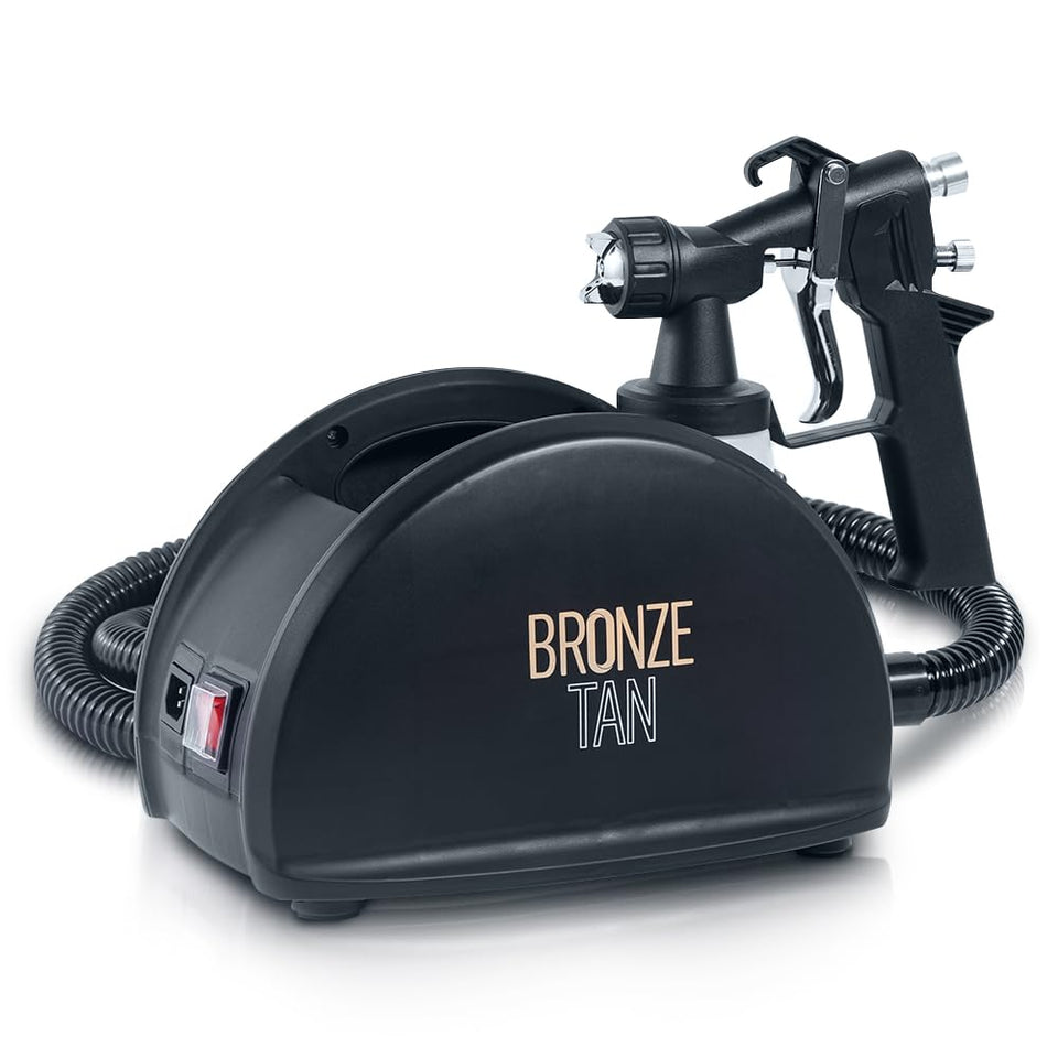 Bronze Tan front view of machine showing sleek design and portability benefit
