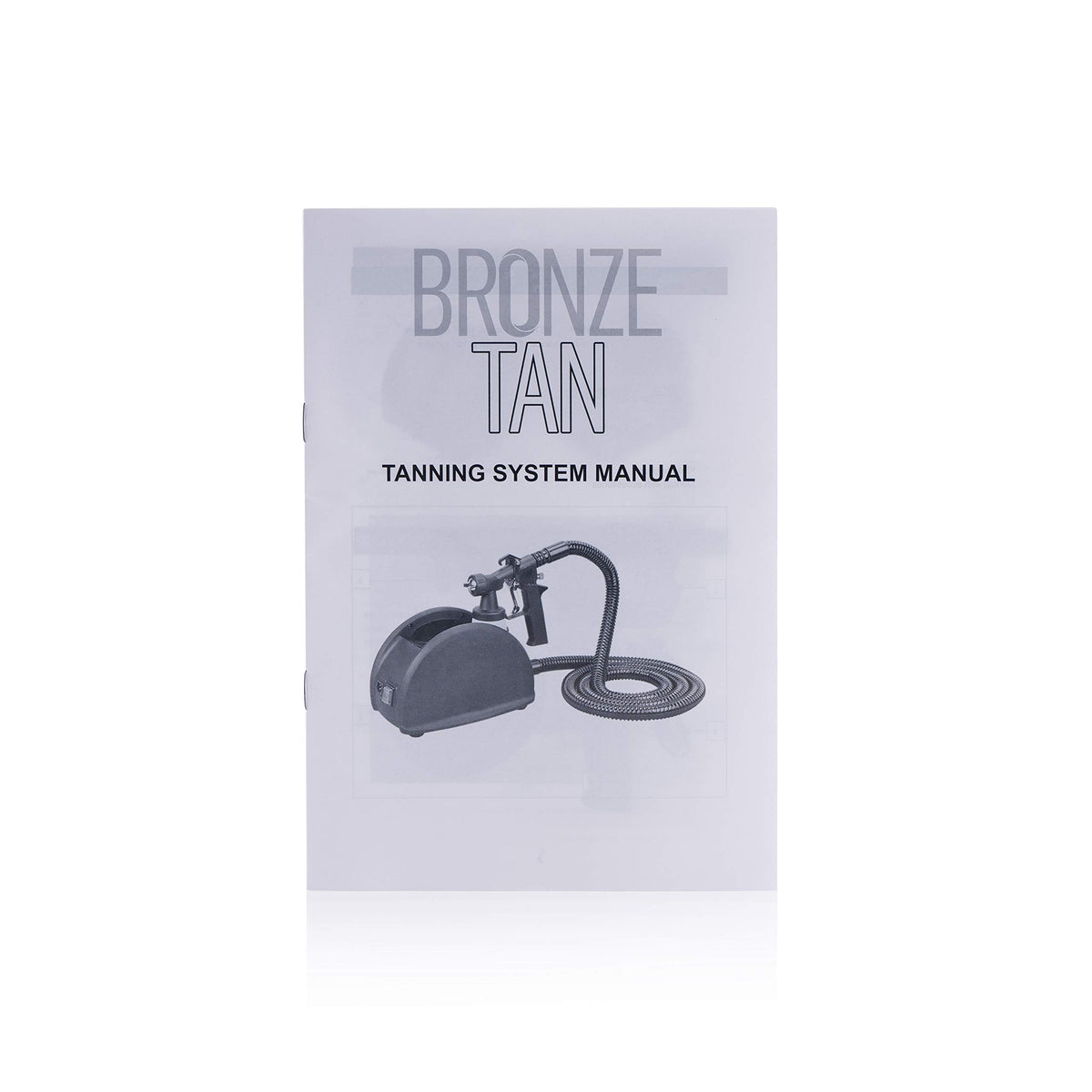 Existing Beauty spray tan in use on client showing professional finish and even application